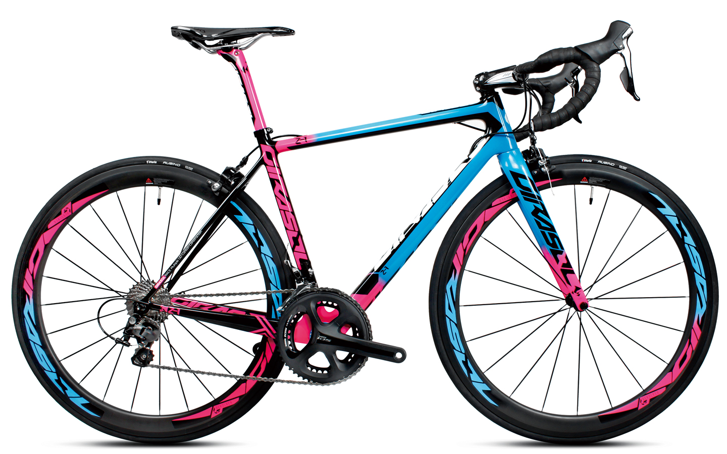 pink and blue bike